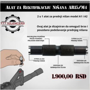 Alat za retifikaciju prednjeg nišana AR15/M16/M4 - TTT